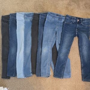 H&M Girls Skinny Jeans 8 Pack